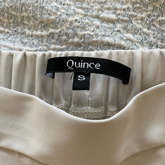 Quince Stretch Crepe Pleated Ankle Pant Size Small - Picture 3 of 3